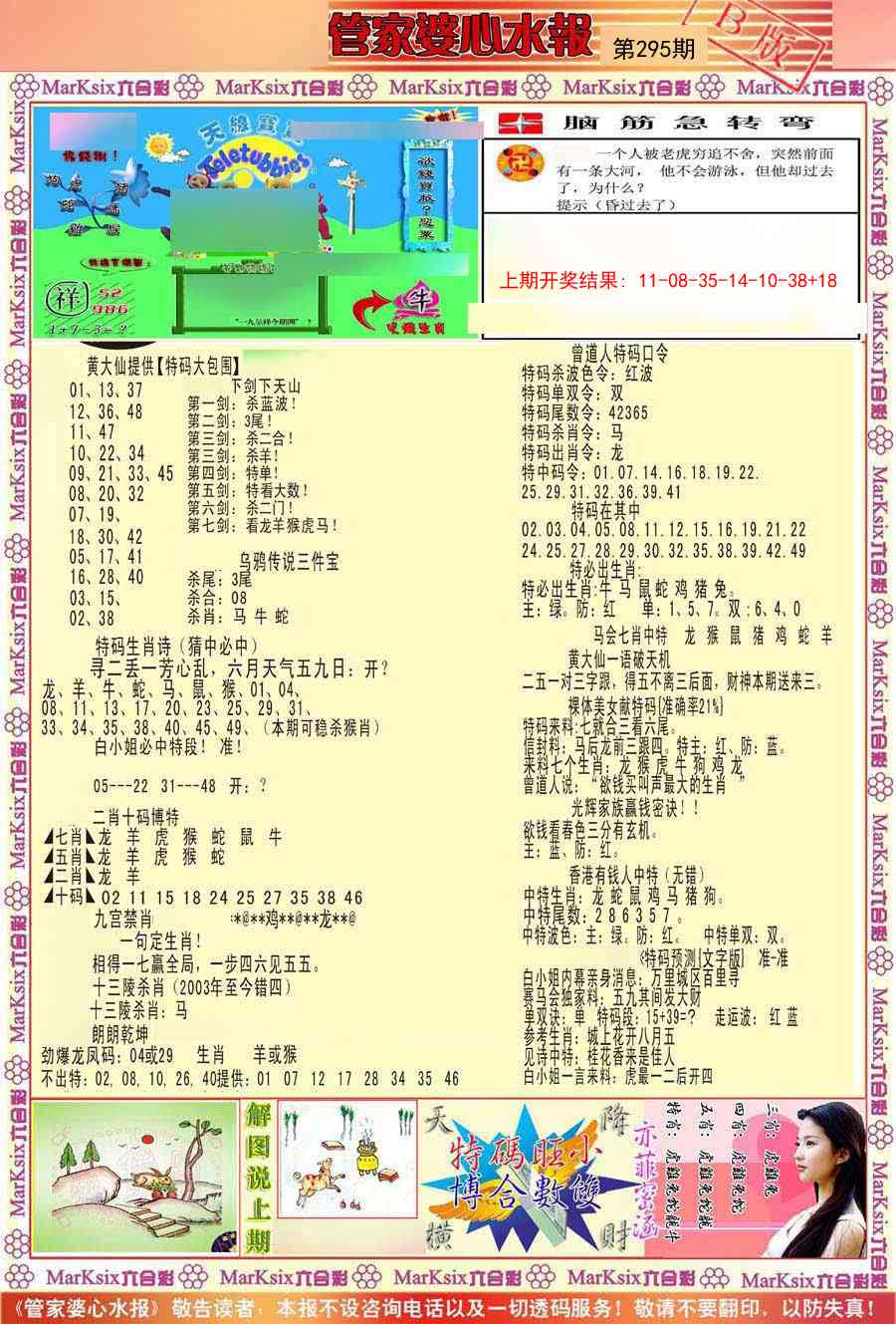 295期管家婆心水报B[图]